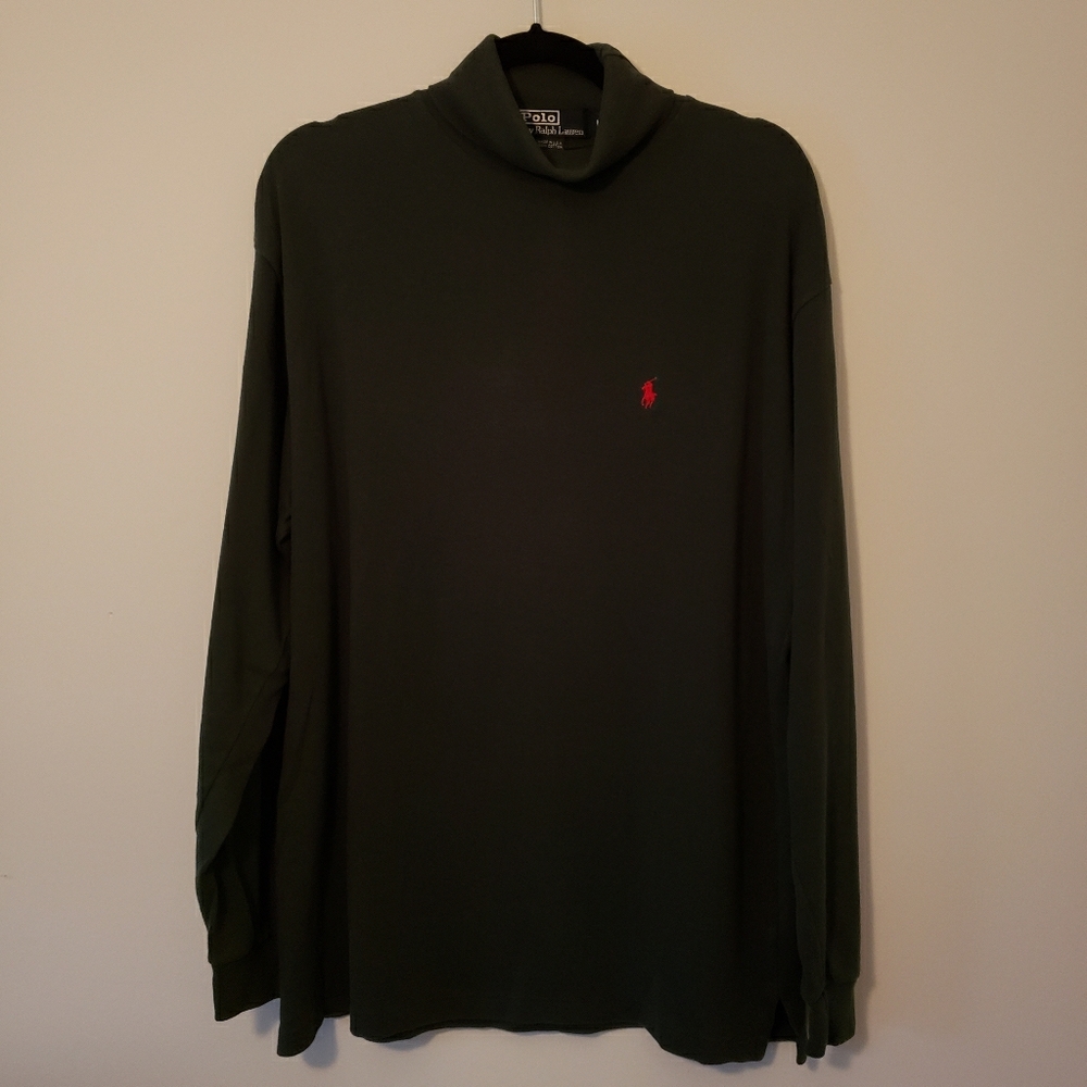 Green Polo Ralph Lauren Turtleneck Long Sleeve